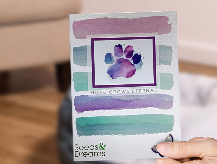 Handmade Plantable Greeting Card with Wildflower Seeds - Eco-Friendly Gift