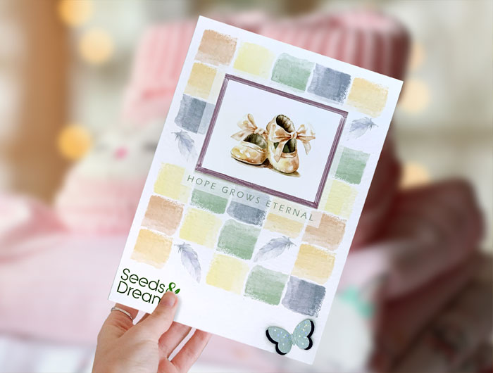 Handmade Plantable Greeting Card with Wildflower Seeds - Eco-Friendly Gift