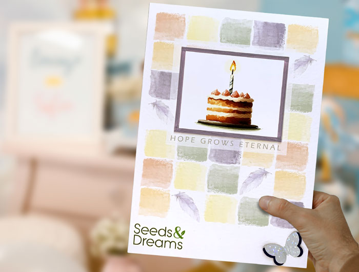 Handmade Plantable Greeting Card with Wildflower Seeds - Eco-Friendly Gift